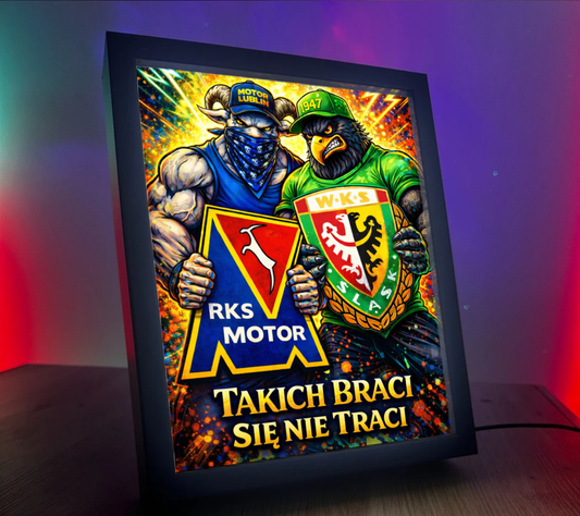 Obrazo Lampka Motor Lublin & Śląsk Wrocław 1