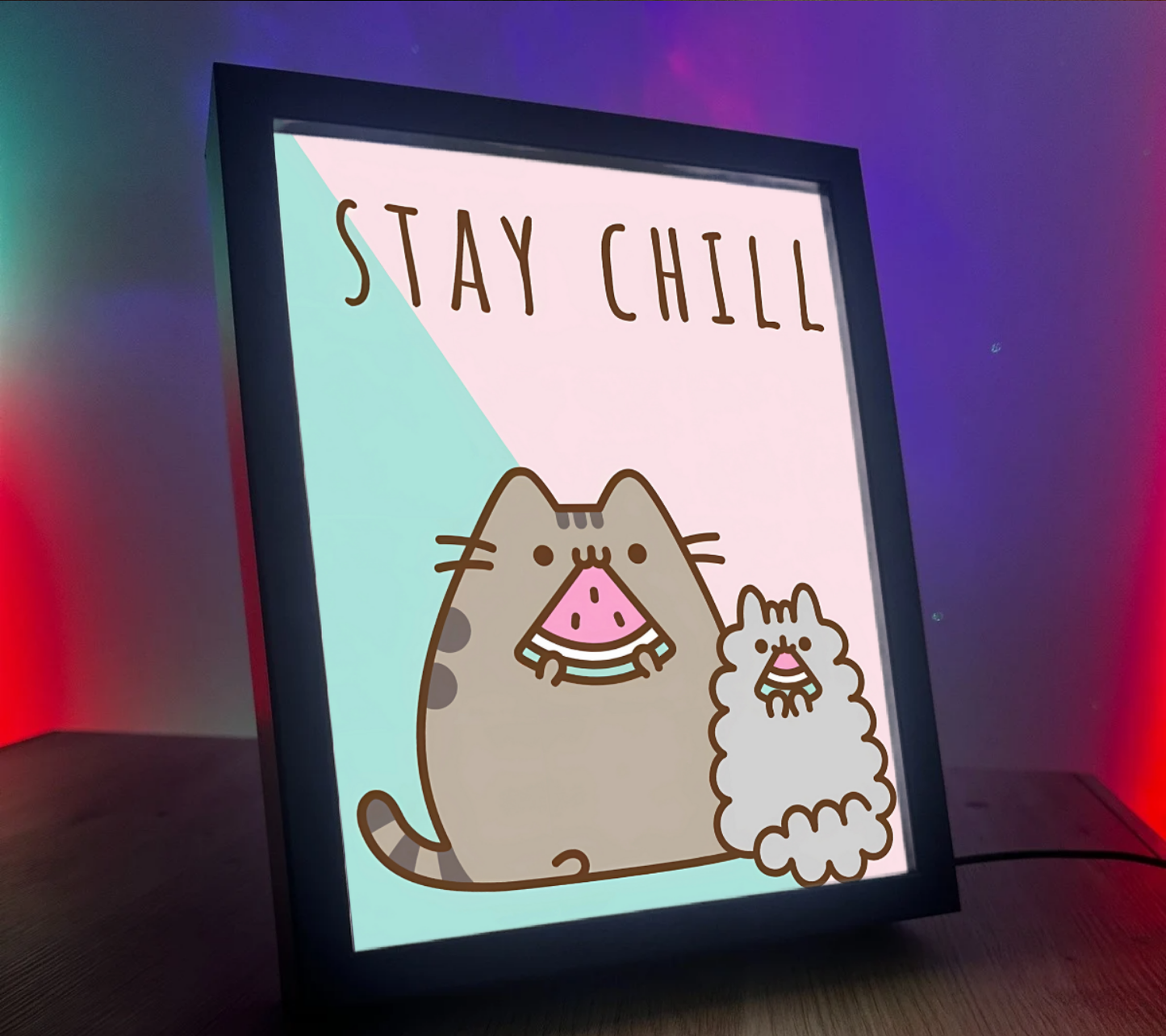 Obrazo-Lampka Pusheen 1