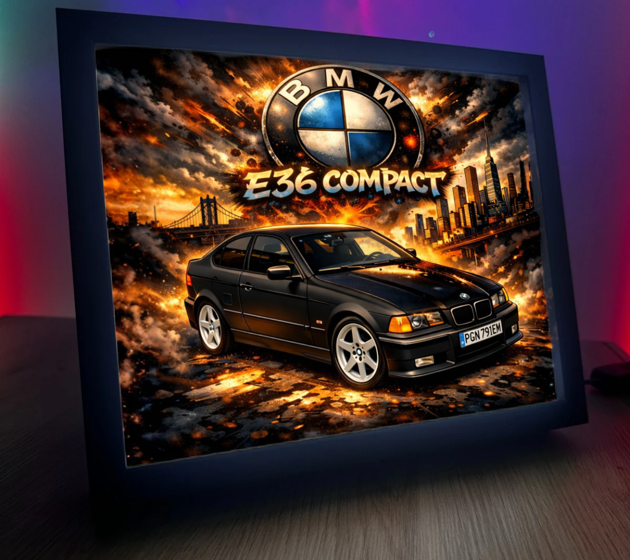 ObrazoLampka BMW E36 COMPACT 2 Indywidualna Zapytanie 23