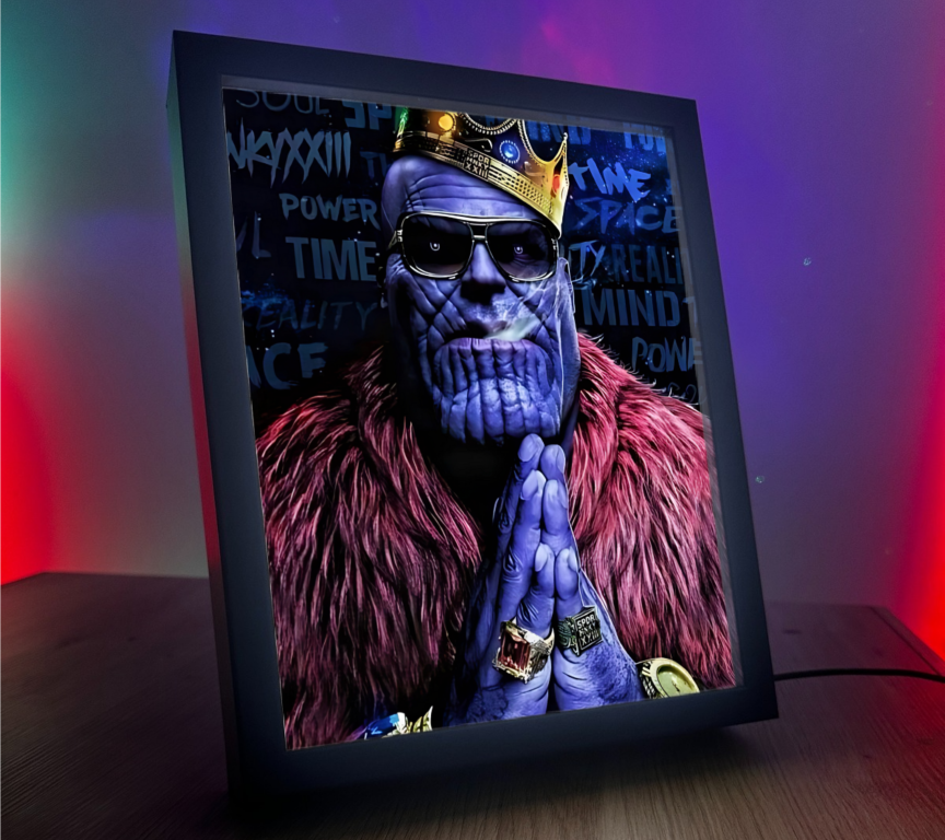 Obrazo-lampka Marvel Thanos