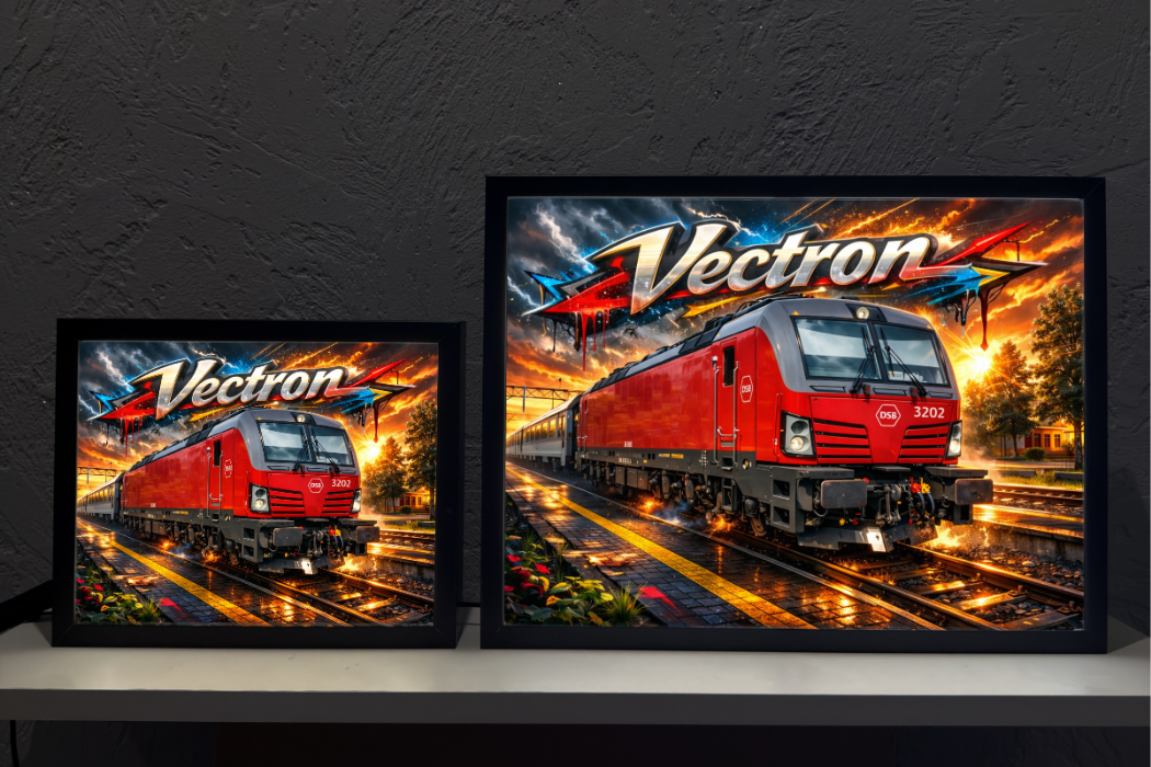 ObrazoLampka Prezent Lokomotywa Pociąg Vectron Siemens 1