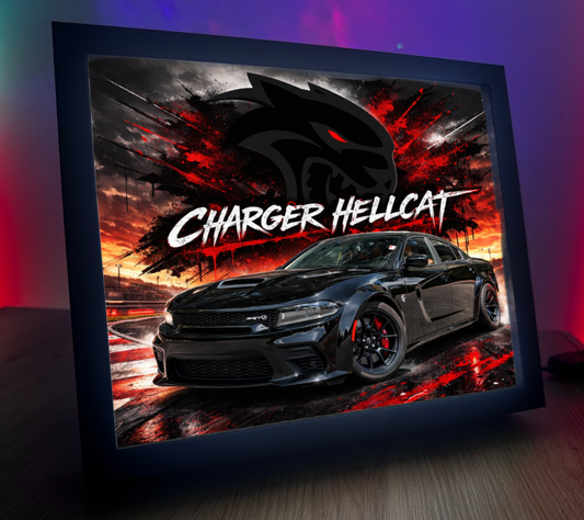 ObrazoLampka Dodge Charger HellCat 2