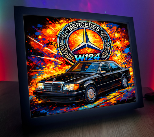 ObrazoLampka Mercedes W124 Czarny 2