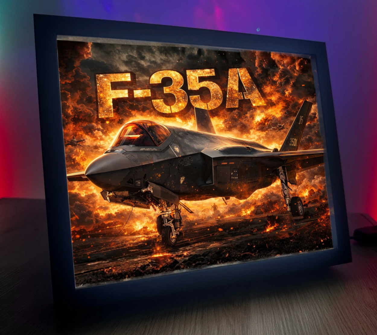 ObrazoLampka F-35A 2