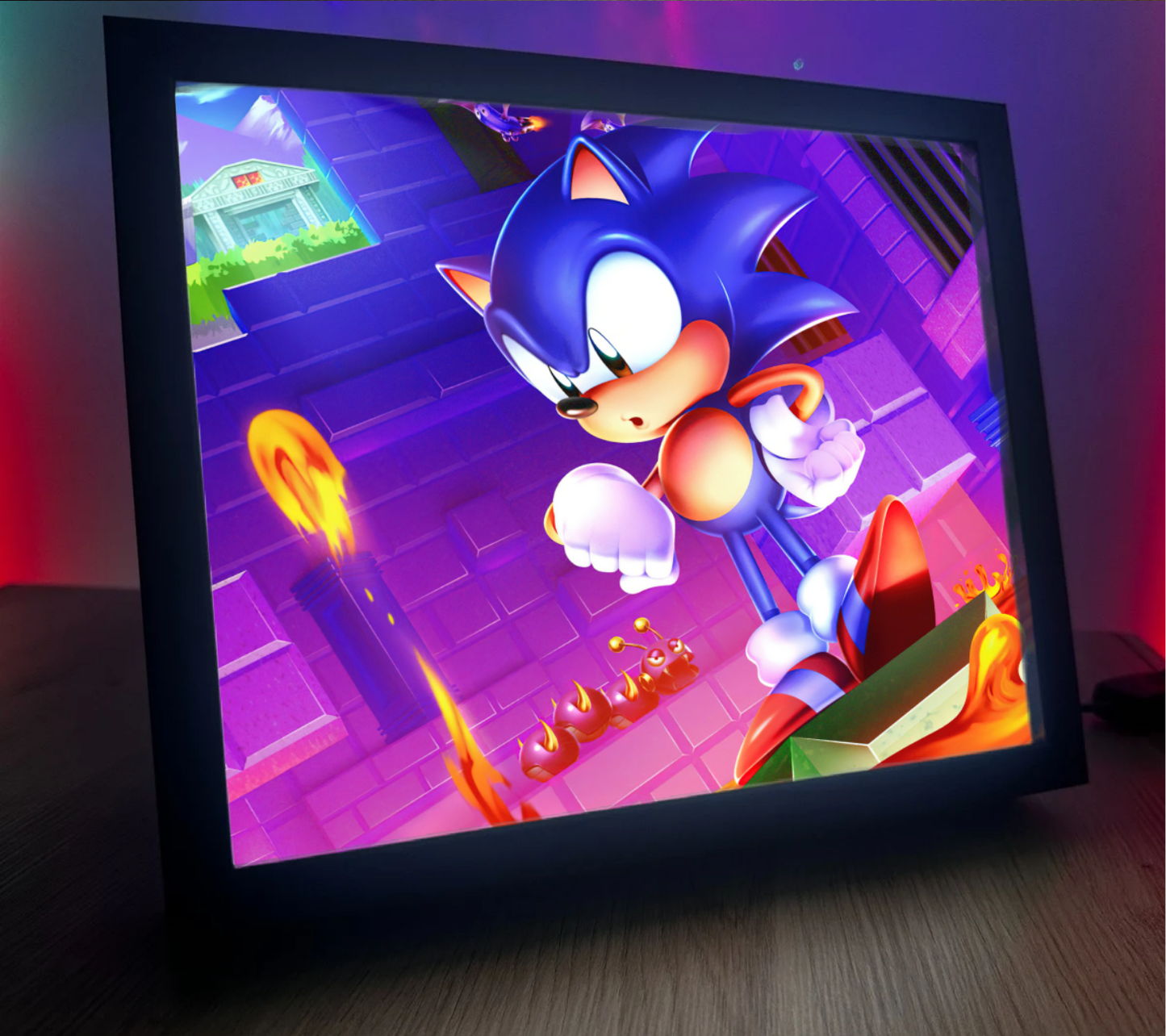 Obrazo Lampka Śliczna na prezent Sonic 2