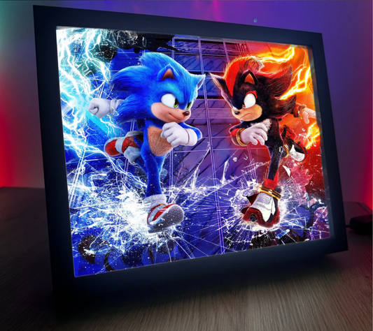 Obrazo Lampka Śliczna na prezent Sonic 3