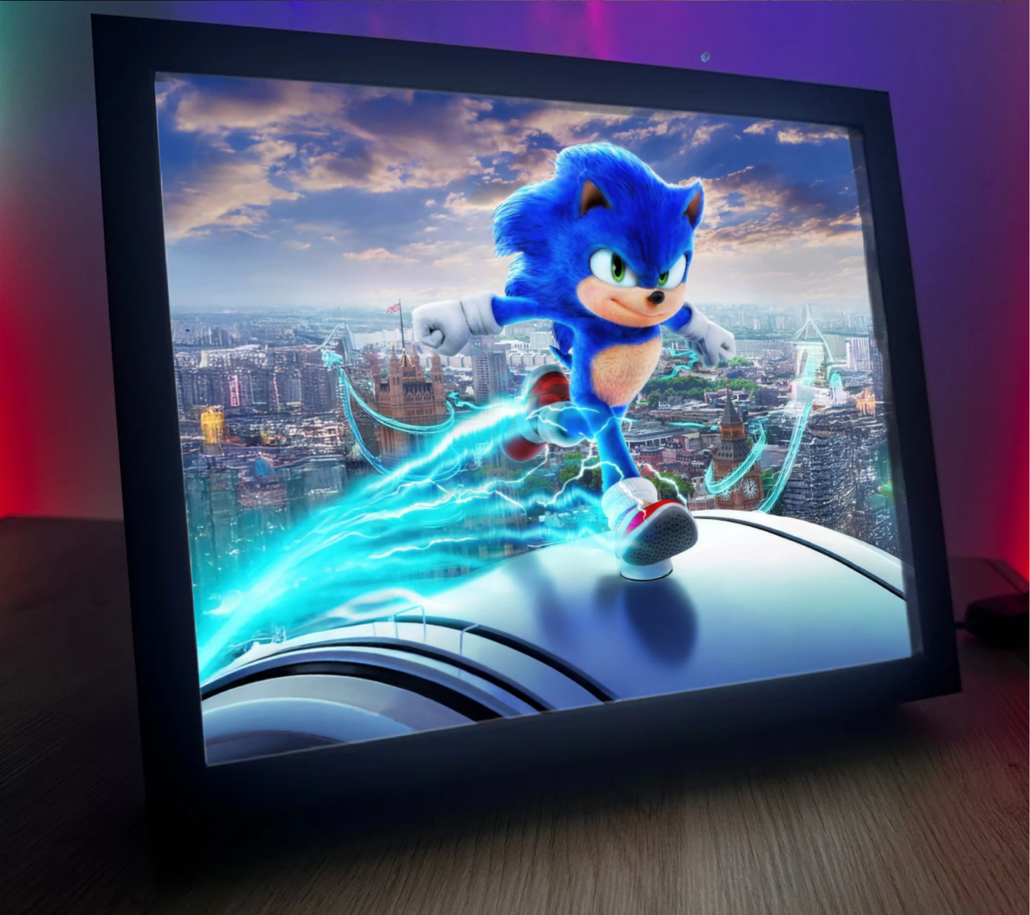 Obrazo Lampka Śliczna na prezent Sonic 4