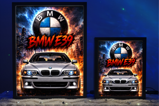 BMW E39 Srebrne Prezent Lampka Nocna ObrazoLampka 2