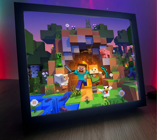 Obrazo-Lampka Minecraft 2