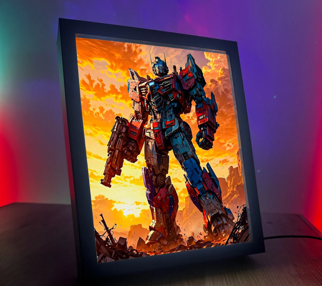 ObrazoLampka na prezent Transformers Optimus Prime 3