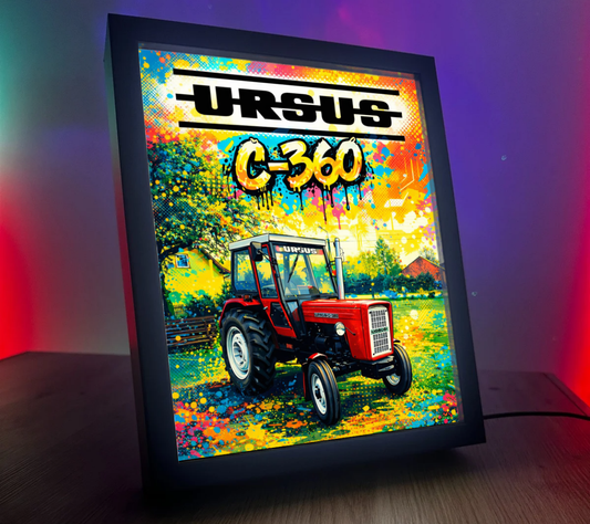 ObrazoLampka Traktor Ursus C360 C-360 z kabiną 6