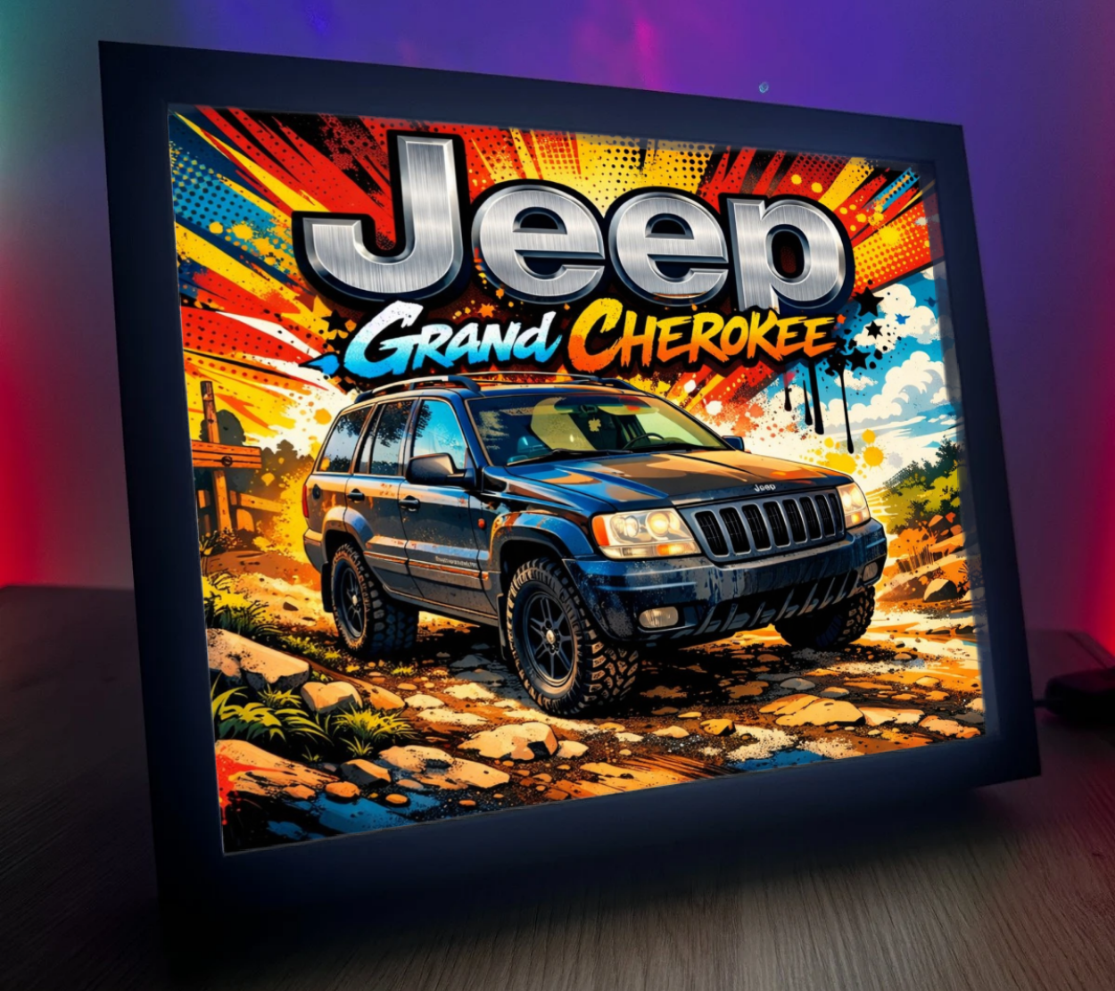 ObrazoLampka Jeep Grand Cherokee 1