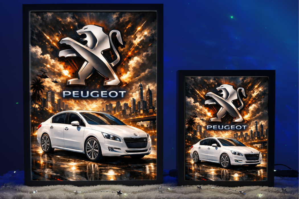ObrazoLampka Prezent Lampka Nocna Peugeot 2010 1