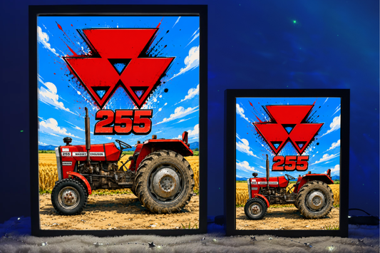 Traktor Massey Ferguson 255 Lampka Nocna Pomysł na Prezent Obrazolampka 1