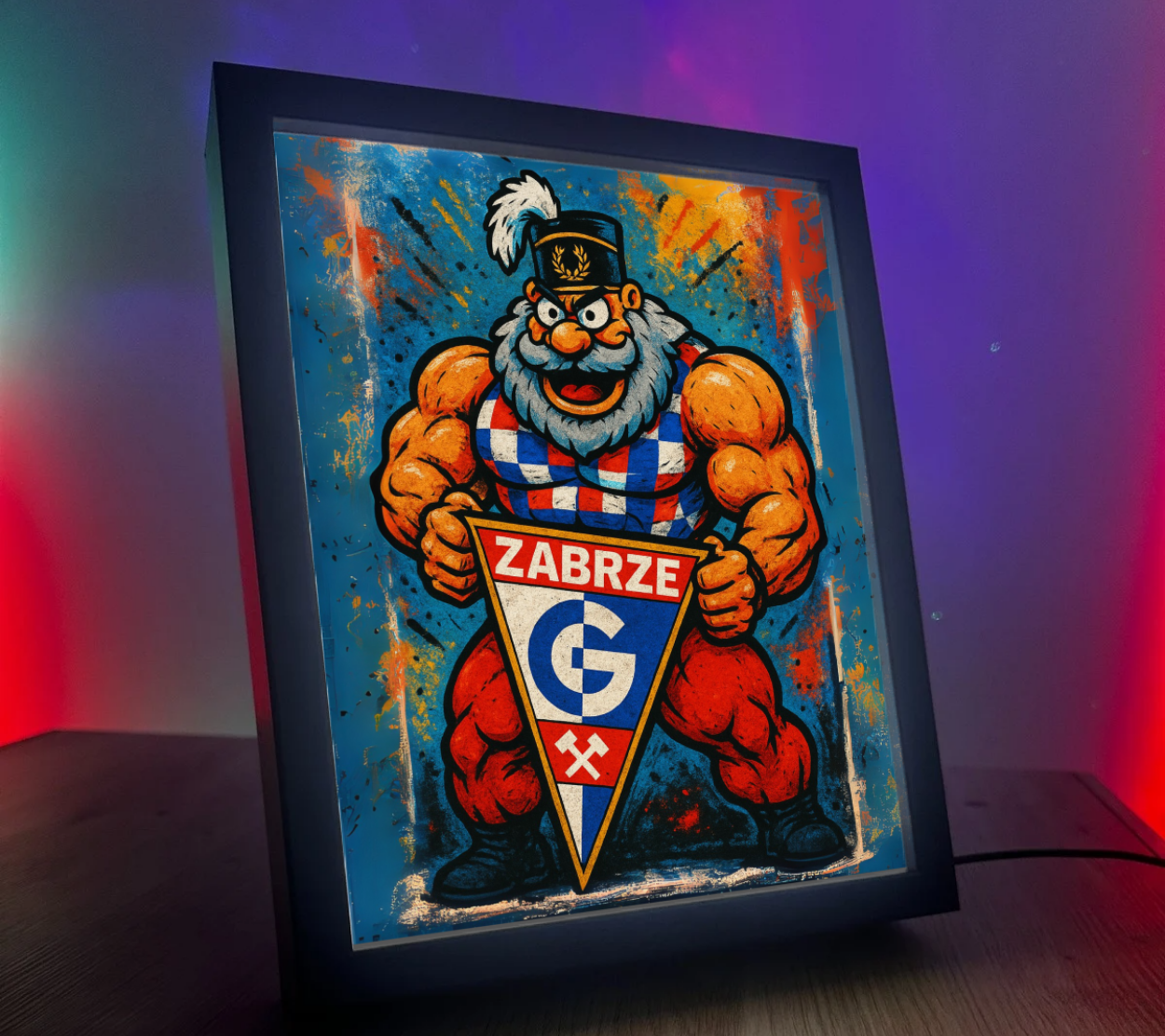 Obrazo Lampka Górnik Zabrze 2