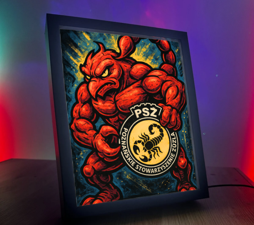 Obrazo Lampka PSŻ Poznań