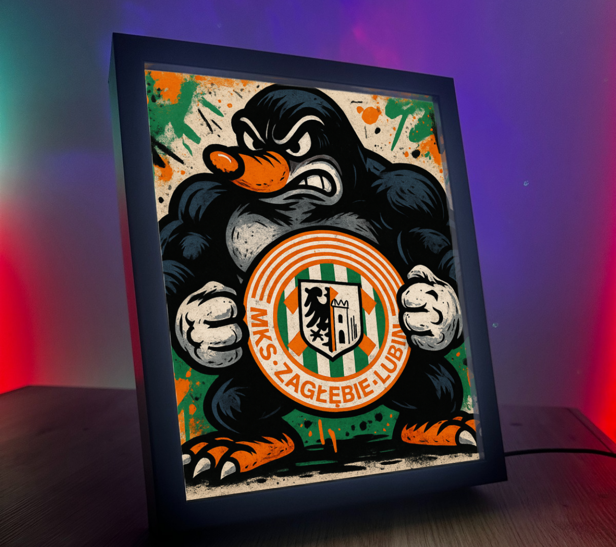 Obrazo Lampka Zagłębie Lubin 3