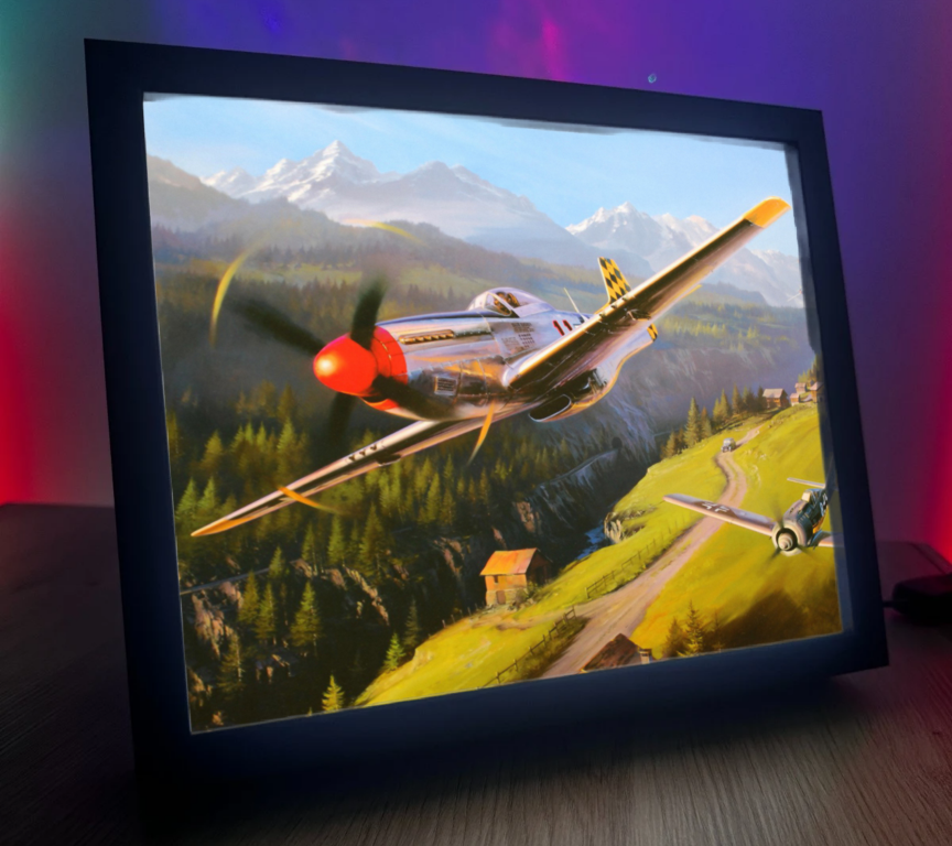 Obrazo-lampka Samolot 1