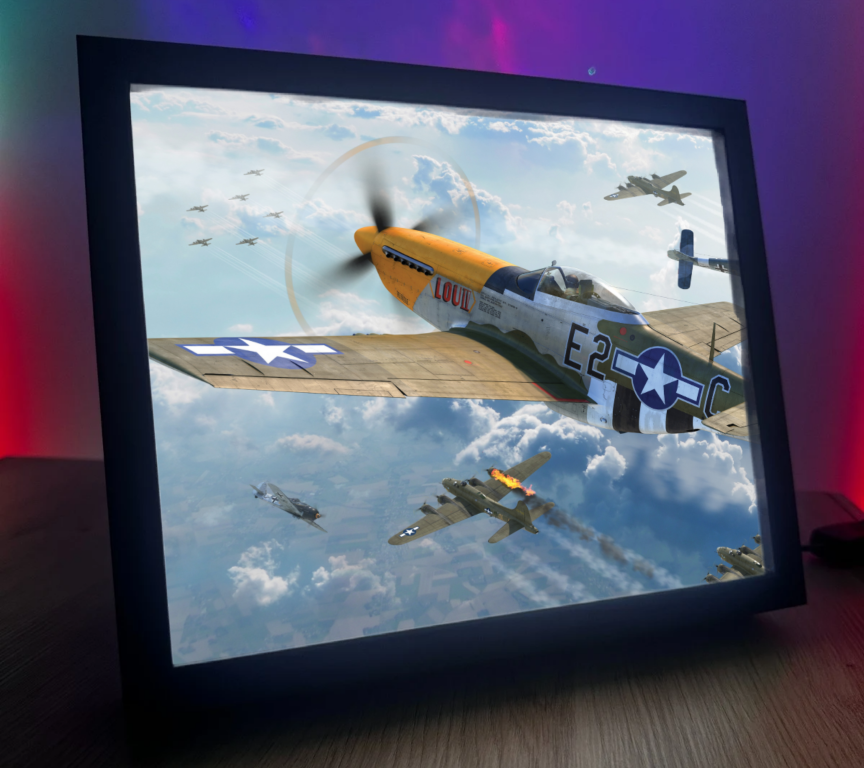 Obrazo-lampka Samolot 3