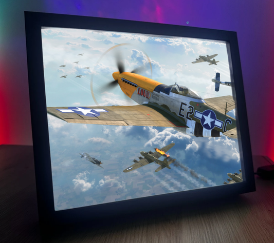 Obrazo-lampka Samolot 3