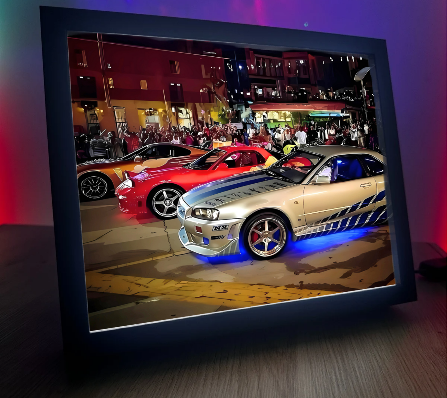 Obrazo-lampka Szybcy i wsciekli