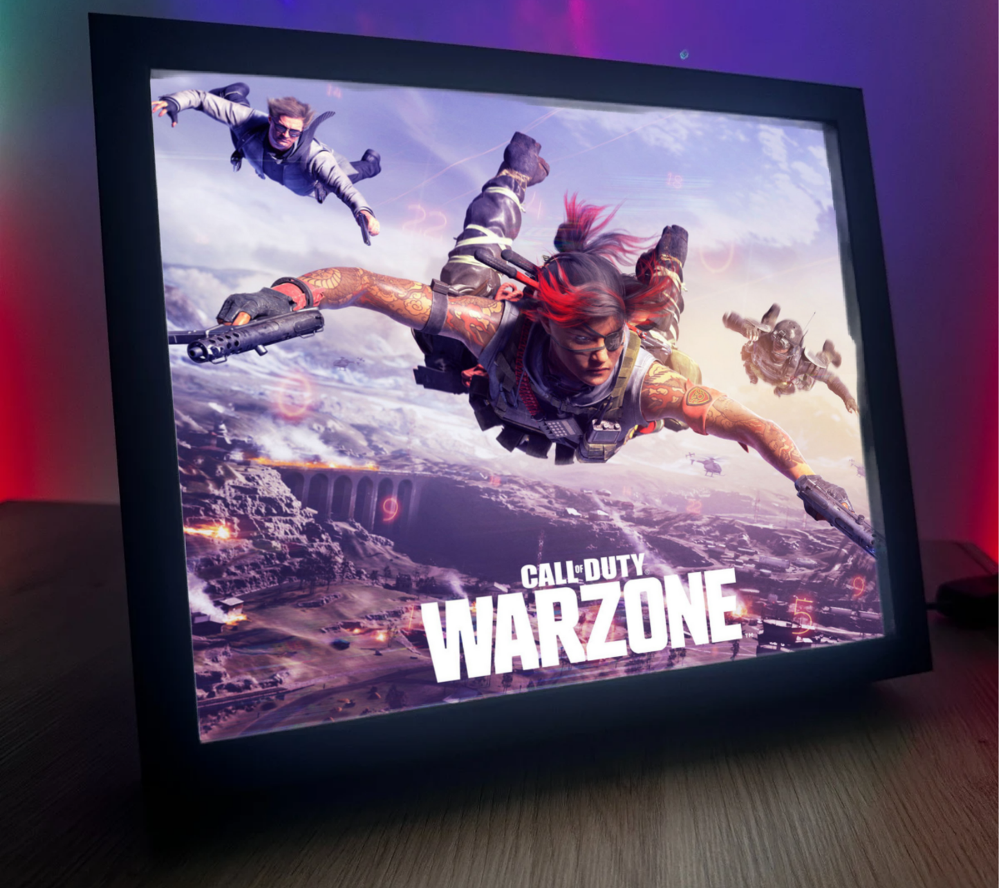 Obrazo-lampka Call of Duty Warzone 4