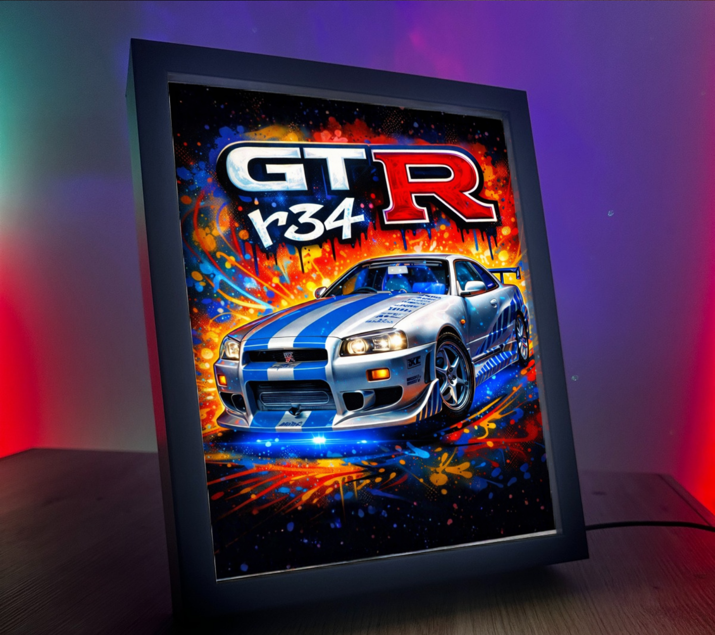 ObrazoLampka Nissan GTR 2