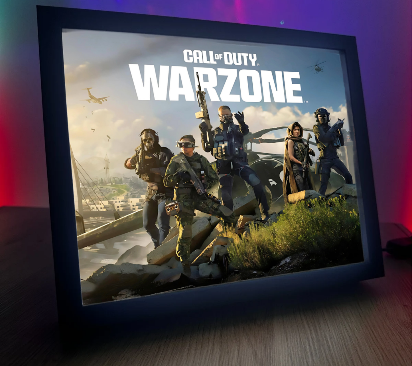 Obrazo-lampka Call of Duty Warzone 1