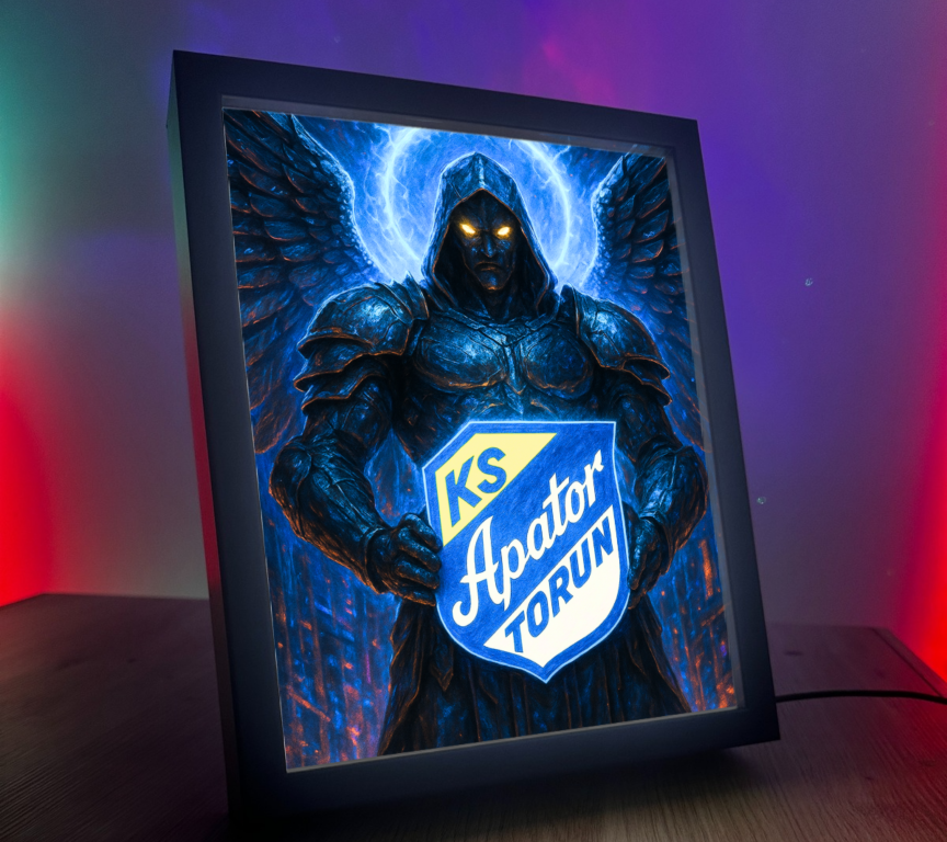 Obrazo Lampka Apator Toruń Anioł 2