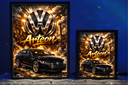 VW Arteon Kombi Czarny Prezent Lampka Nocna ObrazoLampka 1
