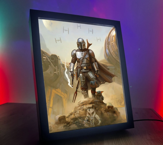 Obrazolampka Star Wars Din Djarin Mandalorian 1