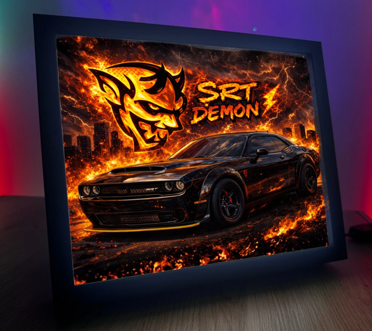 ObrazoLampka Dodge Chellenger Demon 2