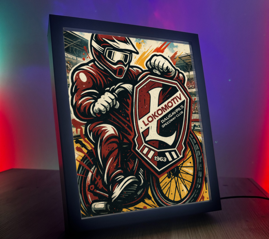 Obrazo Lampka Lokomotiv Daugavpils