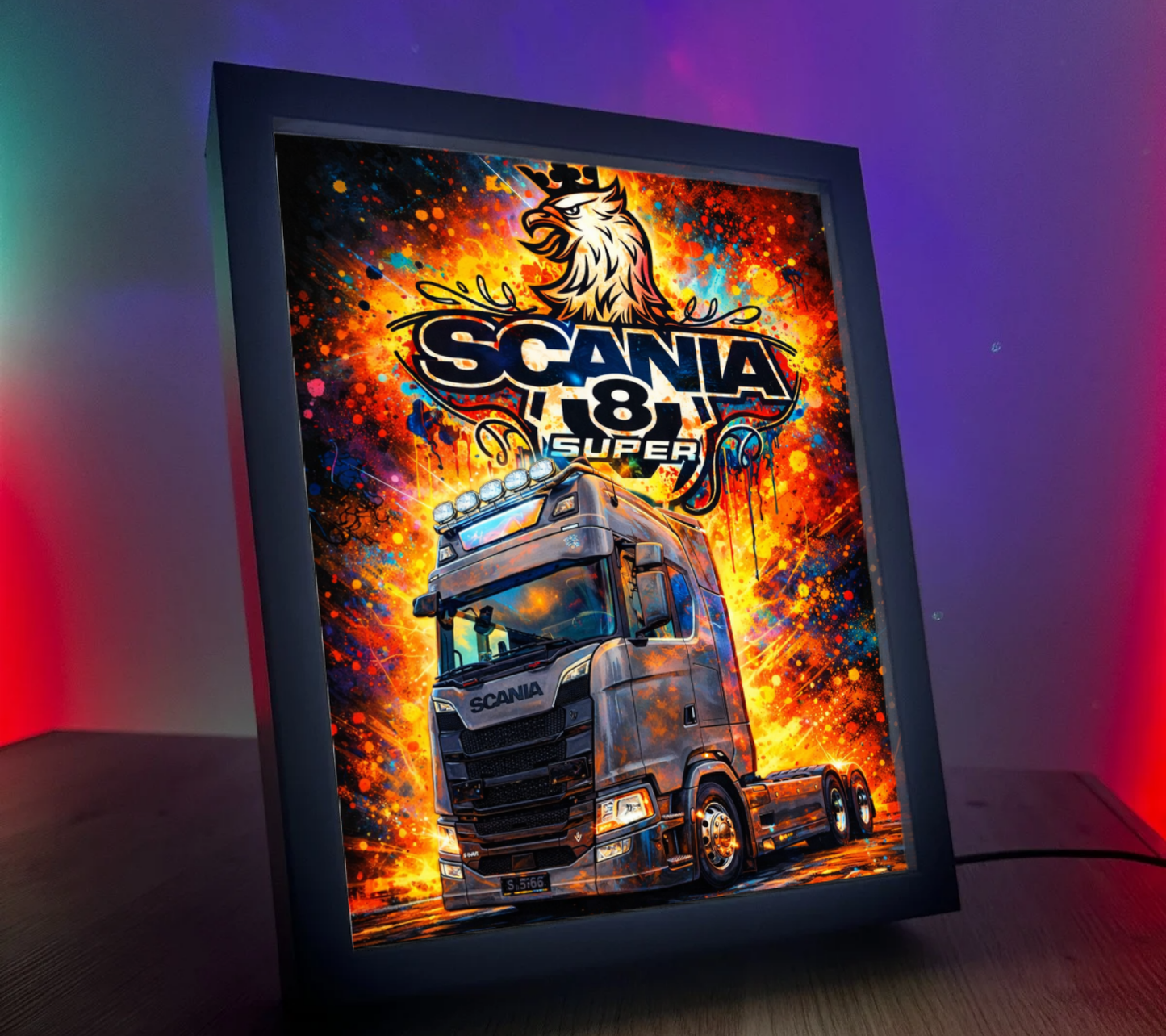 ObrazoLampka Scania 2