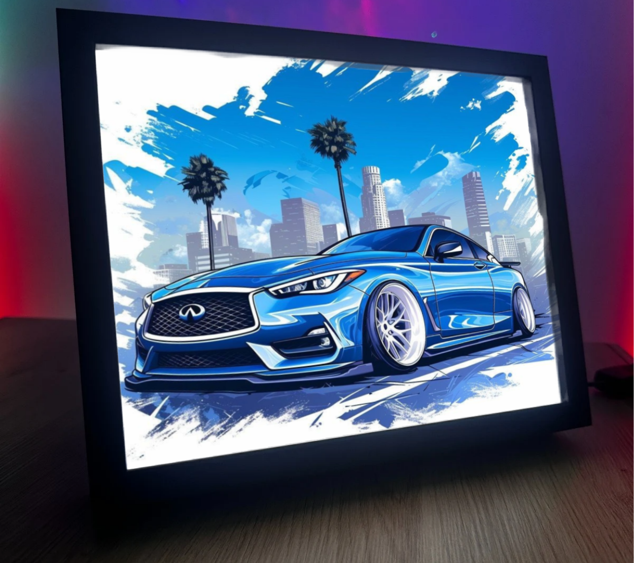 Obrazo lampka Infinity