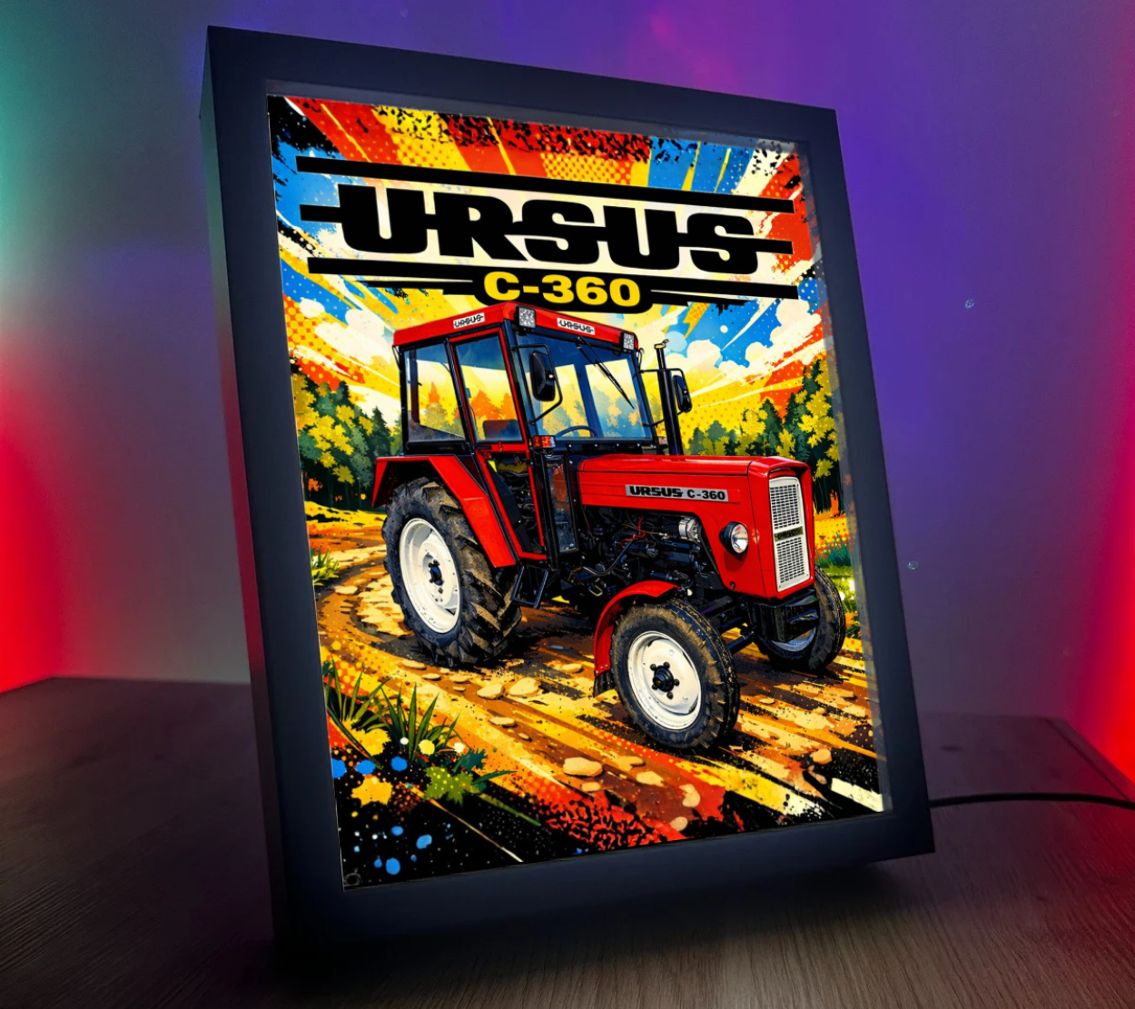 ObrazoLampka Traktor Ursus C-360 Z Kabiną 1