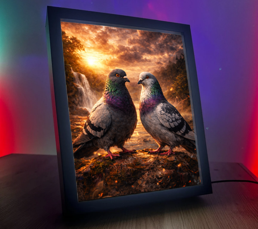 Obrazolampka Gołębie 1