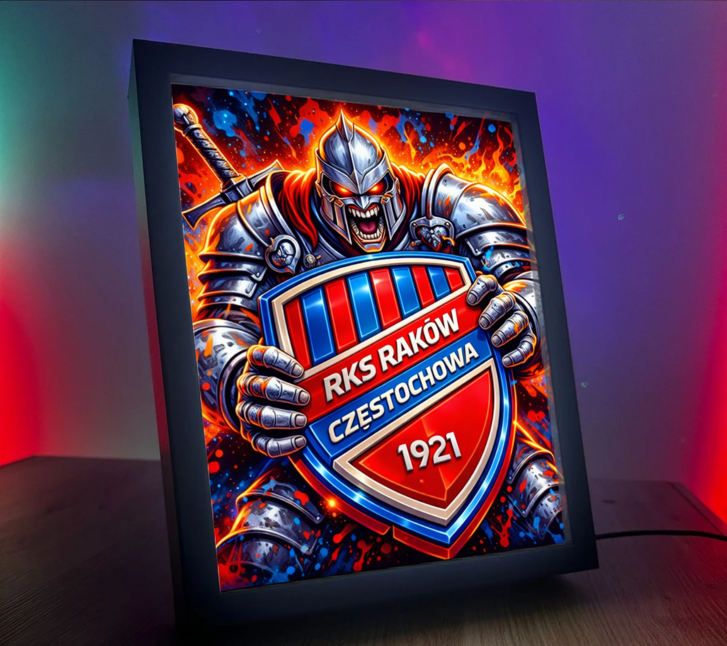 Obrazo Lampka RKS Raków Częstochowa 3