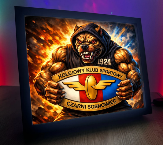 Obrazo Lampka KKS Czarni Sosnowiec 1