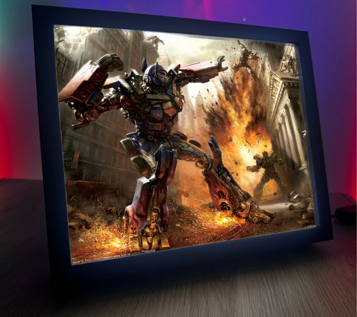 ObrazoLampka na prezent Transformers Optimus Prime 7