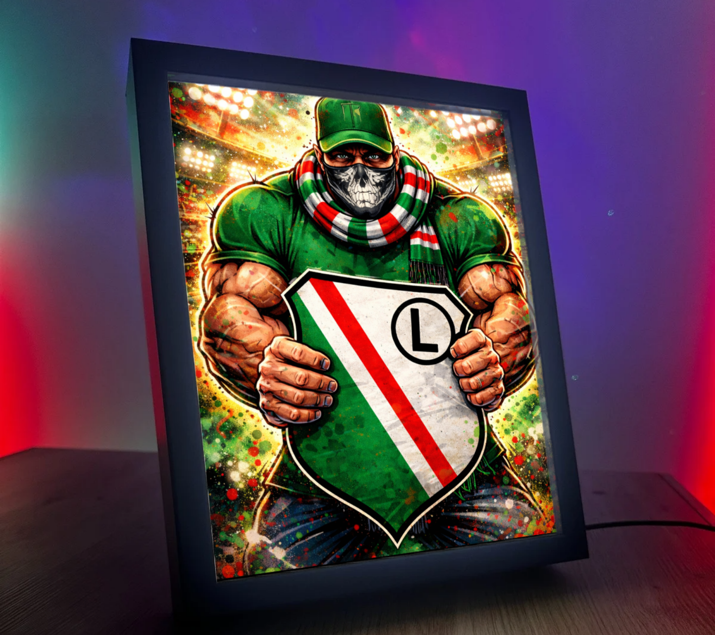 Obrazo Lampka Legia Warszawa 6