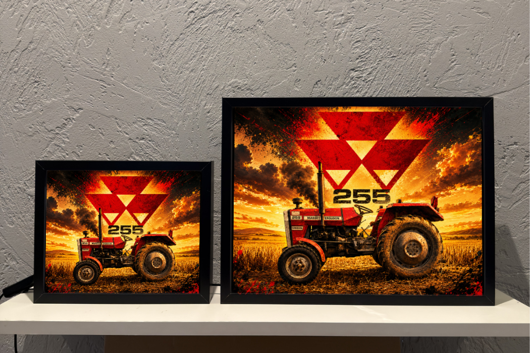 Traktor Massey Ferguson 255 Lampka Nocna Pomysł na Prezent Obrazolampka 2