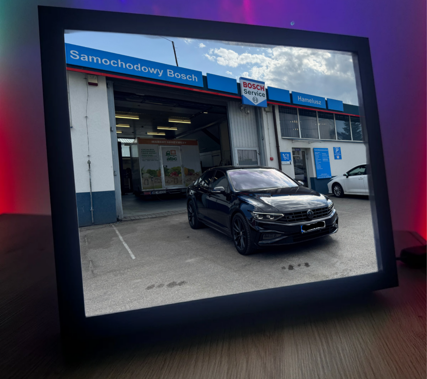 Obrazolampka indywidualna warsztat