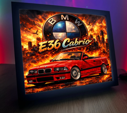 ObrazoLampka BMW E36 Cabrio Czerwone 1