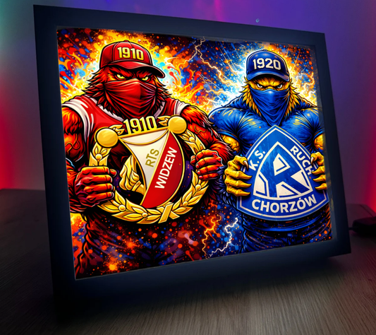 Obrazo Lampka Widzew & Ruch 1