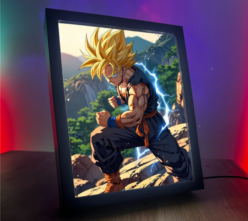 Obrazo-Lampka Dragon Ball na prezent 2