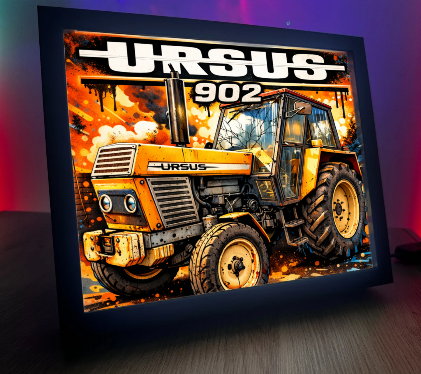 ObrazoLampka Traktor Ursus 902 2
