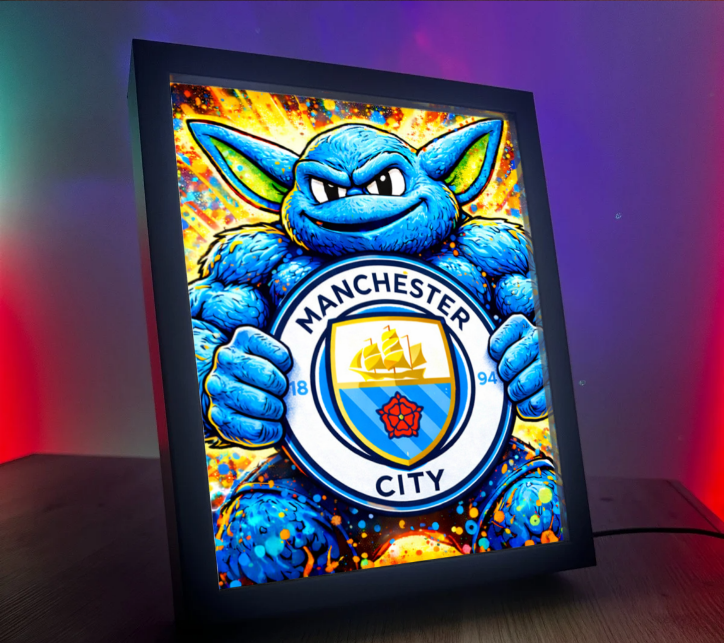 Obrazo Lampka Manchester City 4