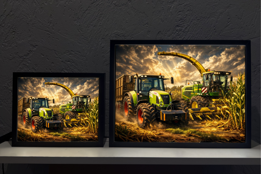 Traktor i Kombajn Claas Lampka Nocna Pomysł na Prezent Obrazolampka 1