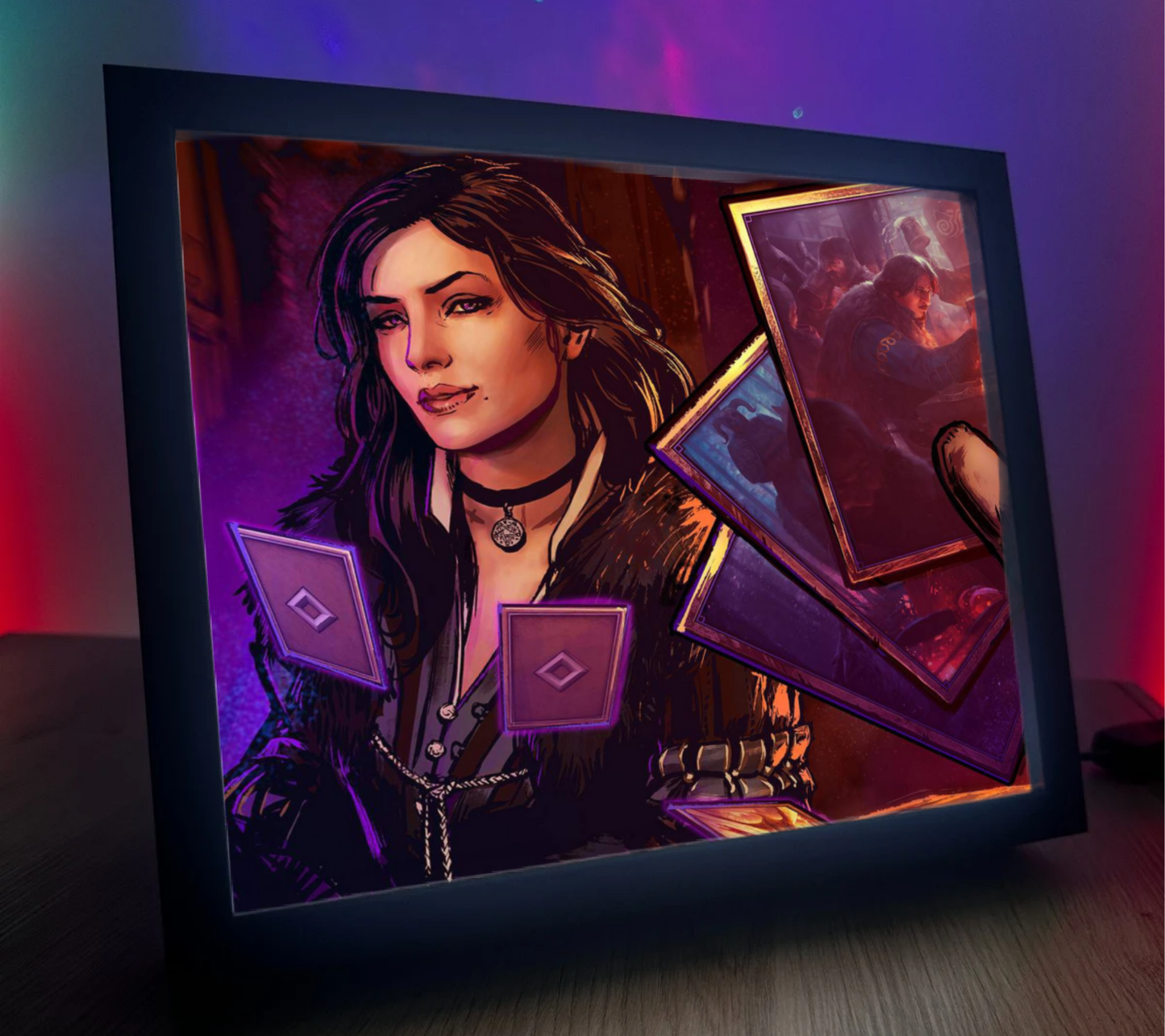 Obrazo Lampka Wiedźmin The Witcher pomysł na prezent 4